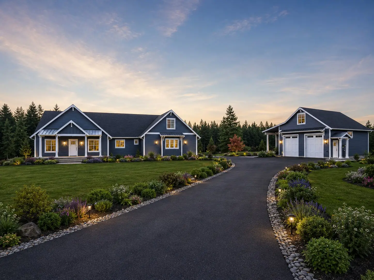 Custom home by Doyle Construction, custom home builder serving Centralia and surrounding areas