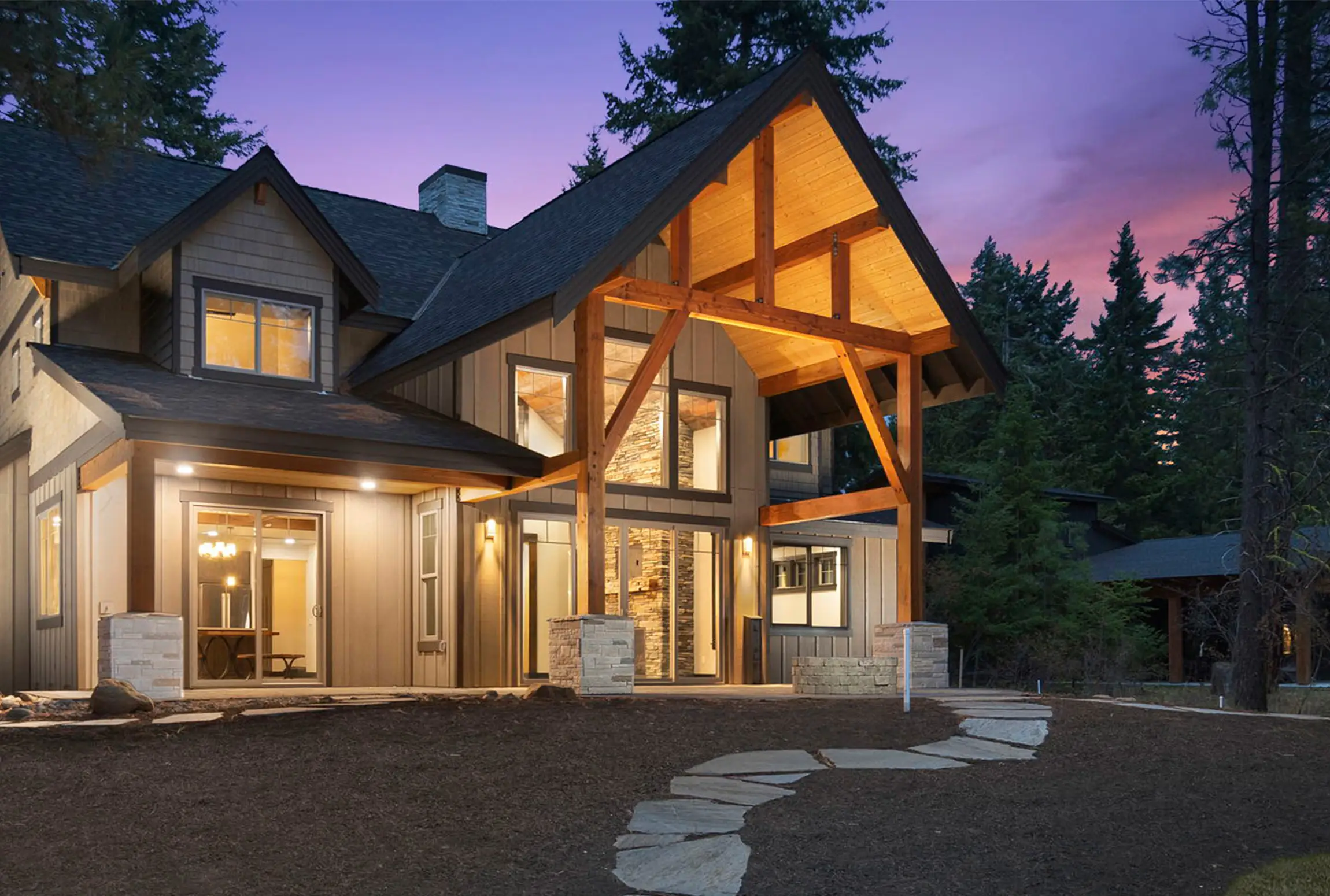 Custom home by Doyle Construction, custom home builder serving Olympia and surrounding areas